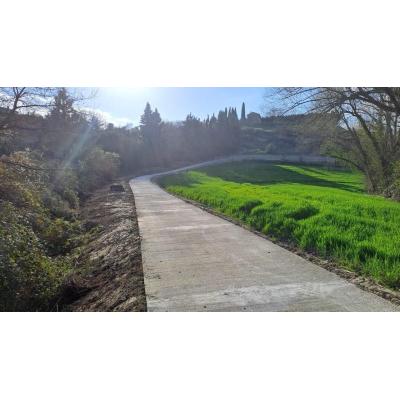 Galdairu, sendero seguro a pie o en bici en Urroz-Villa