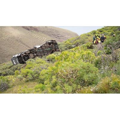 Grave accidente de autobús en La Gomera