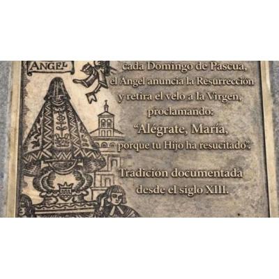 La Bajada del Ángel tendrá una placa conmemorativa en el punto exacto de la Plaza de los Fueros de Tudela donde se proclama la Resurrección de Jesús y se retira el velo a la Virgen