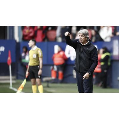 Osasuna-Betis | Pellegrini: "El empate fue un resultado que ambos equipos lucharon mucho por conseguirlo"