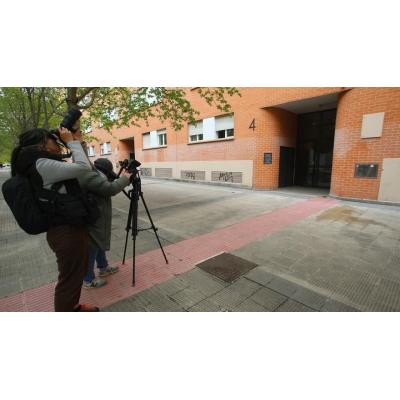 Un detenido tras la muerte de una mujer precipitada desde una tercera planta en Pamplona