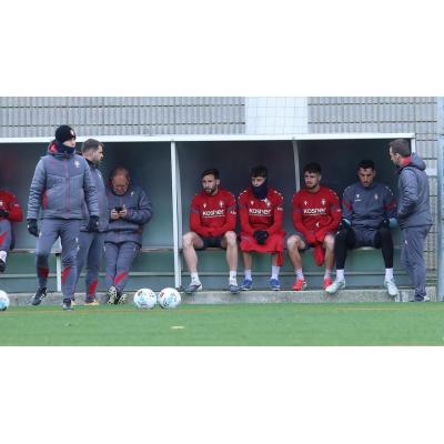 Fotos del entrenamiento de Osasuna en Tajonar del lunes 13 de abril