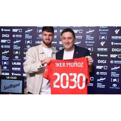 Iker Muñoz: "Si no me sintiese valorado no hubiese renovado"