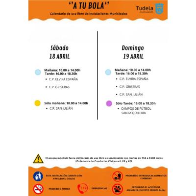 A TU BOLA 18 al 19 de abril de 2026