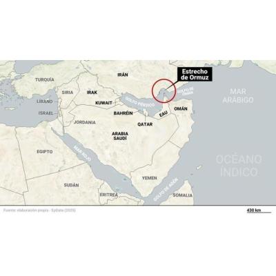 Dos superpetroleros sancionados por EEUU cruzan Ormuz hacia Irán