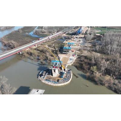 El colosal viaducto sobre el Ebro que necesita el TAV: inversión millonaria, un salto de 700 metros y una isla en medio del río