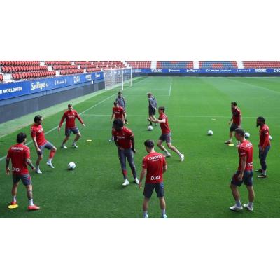 Fotos del entrenamiento de Osasuna de este sábado 18 de abril
