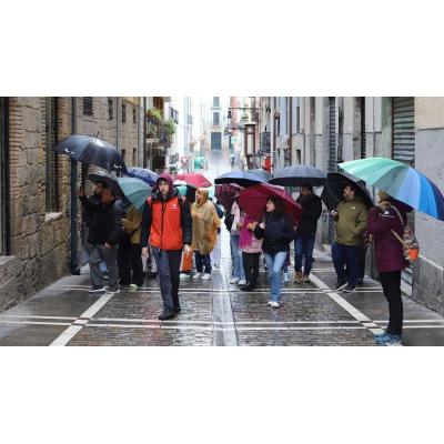 Aviso amarillo por tormentas este domingo en el centro y Ribera de Navarra