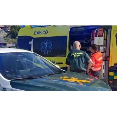 Trasladada al HUN una peregrina herida en Zuriain