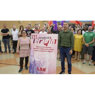 Un SMI propio y medidas económicas por la guerra, en las demandas de LAB para el 1 de mayo