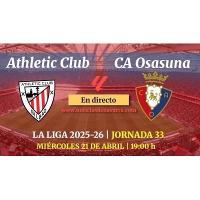 Athletic - Osasuna, en directo
