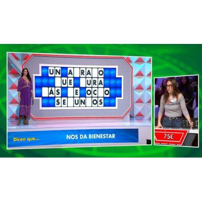 La tremenda patada al diccionario de una concursante de 'La Ruleta de la Suerte'
