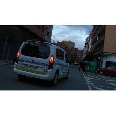 Un conductor accede a una zona peatonal en Tudela y golpea con el vehículo a un menor de 10 años