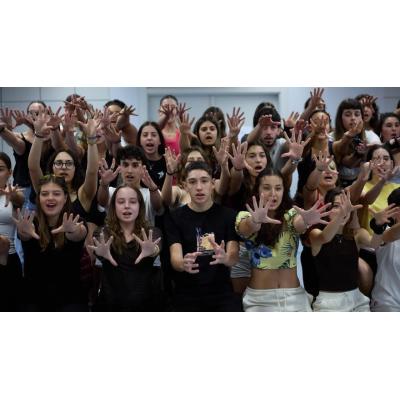 Ensayo del espectáculo ‘En plan… nerabe!’ del alumnado del IES Alaitz