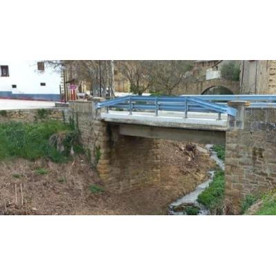 Olleta contará con una nueva pasarela peatonal sobre el río Sánsoain para mejorar la seguridad vial