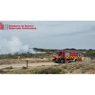 Controlado un incendio en Tudela