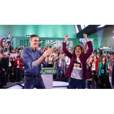 Sánchez carga contra el "pacto de señoros" de Feijóo y Abascal