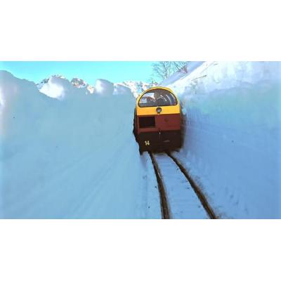 Las espectaculares imágenes del tren de Artouste abriéndose paso entre la nieve