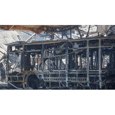 Comienza este martes en Burgos la investigación sobre el incendio de 39 autobuses urbanos