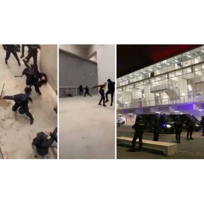 Cinco detenidos por los incidentes en El Sadar tras el partido Osasuna-Real Madrid