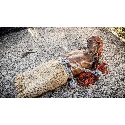 Una tumba profanada, un Cristo mutilado... ¿Rituales de santería en Soria?