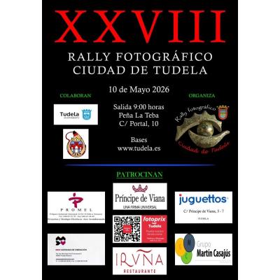XXVIII Rally Fotográfico Ciudad de Tudela 10 mayo 2026