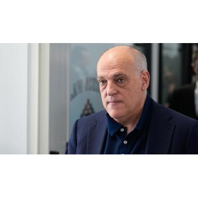 Javier Tebas: "El fuera de juego semiautomático es un engañabobos"