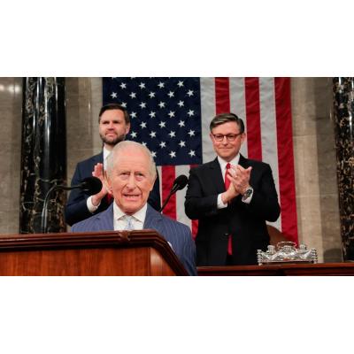 Carlos III corona su viaje a EE UU con un discurso histórico ante el Congreso