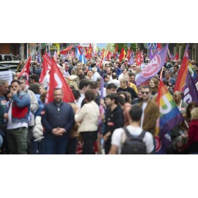 Cinco manifestaciones en Pamplona este 1 de Mayo. Consulta recorridos