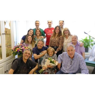 Jeru, la centenaria de Pamplona que cosió sueños y vibró con Osasuna