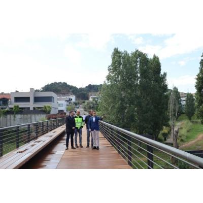 Se abre al uso público la pasarela sobre el río Queiles, tras concluir las obras de acondicionamiento