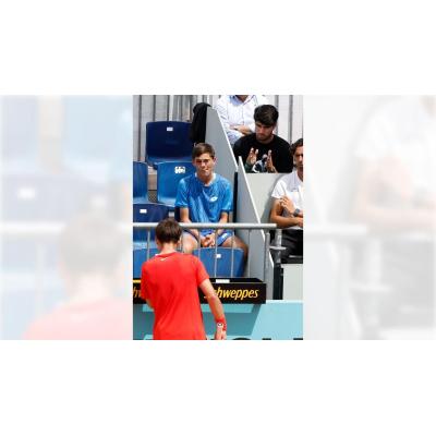 Alcaraz vuelve a la Caja Mágica para ver jugar a su hermano Jaime