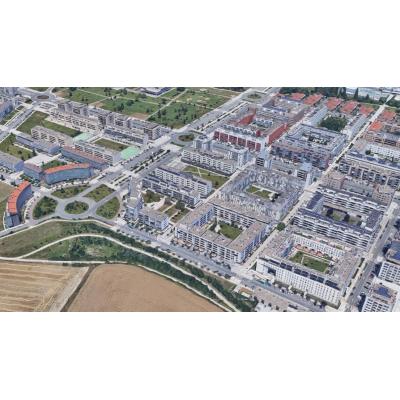 El PSN plantea conectar dos barrios de Pamplona: "Hay vecinos que siguen cruzando por un terraplén de barro"