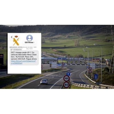 Alertan en Navarra de una nueva estafa por SMS que suplanta a la DGT