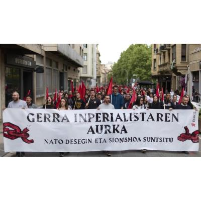 Fotos de la manifestación de EHKS con motivo del 1 de mayo