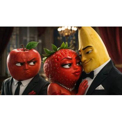 'Frutinovelas': la IA reiventa el melodrama en redes con frutas y estereotipos machistas