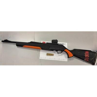 Interceptado en un control policial en Alsasua con un rifle para caza furtiva
