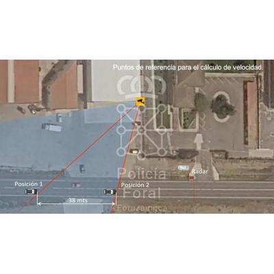 La innovadora metodología de la Policía Foral para la reconstrucción de accidentes