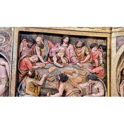 Saneamiento del retablo renacentista de Olejua
