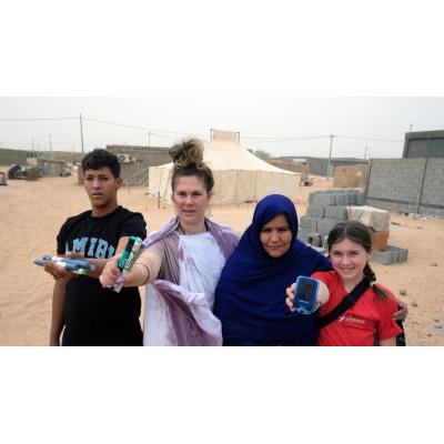 Una enfermera y una niña navarras viajan a los campamentos de refugiados saharauis para visibilizar la diabetes