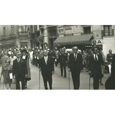 La Octava de San Fermín a su paso por la calle San Saturnino, 1977