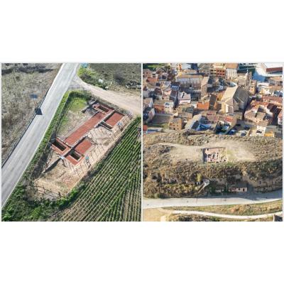 Las excavaciones del Castillo de Valtierra y la Bodega romana de Funes lucen ya renovadas