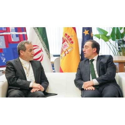 Irán contacta con Albares para informarle del estado de las negociaciones con Washington