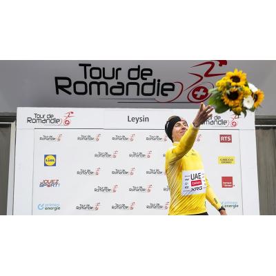 Pogacar se encumbra en el Tour de Romandía con su cuarta victoria de etapa