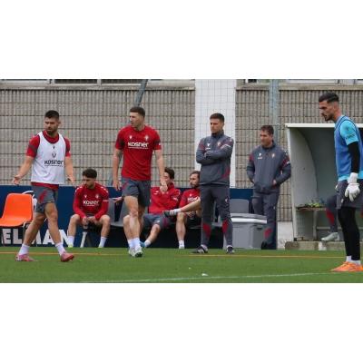 Fotos del entrenamiento de Osasuna de este domingo 3 de mayo