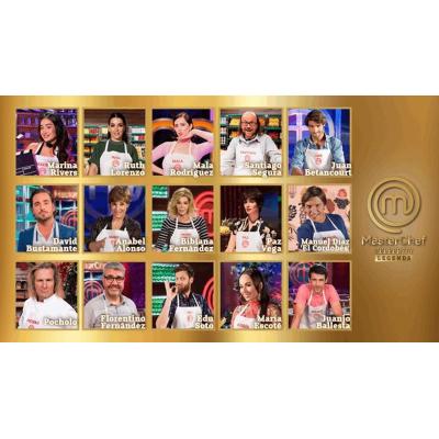 Estos son los 15 famosos que participarán en 'MasterChef Celebrity Legends'