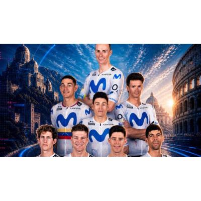 Movistar Team presenta su alineación para el Giro de Italia 2026
