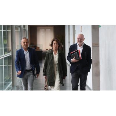 Barcina a Araiz (EH Bildu): "Le estoy agradecidísima de que crearan la Oficina Anticorrupción y me dieran credibilidad"