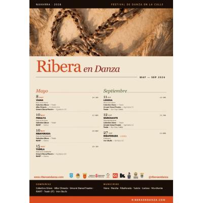 El Festival Ribera en Danza llega el viernes 15 de mayo a Tudela con dos espectáculos y un taller de parkour