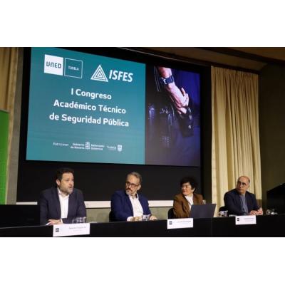 El alcalde de Tudela participa en la inauguración del I Congreso Académico de Seguridad Pública de la UNED